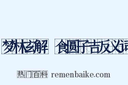 梦林玄解·食圆子吉反义词是什么意思的图片